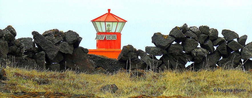 Önverðarnesviti lighthouse at Öndverðarnes Snæfellsnes peninsula