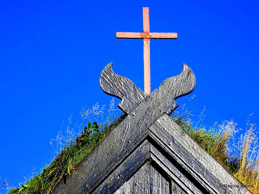 Víðimýrarkirkja turf church Skagafjörður North Iceland