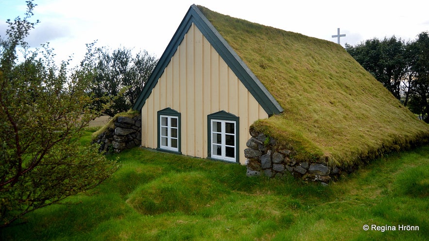 Hofskirkja Turf Church in Öræfi in South-East Iceland - the youngest one