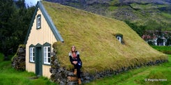 Hofskirkja Turf Church in Öræfi in South-East Iceland - the youngest one