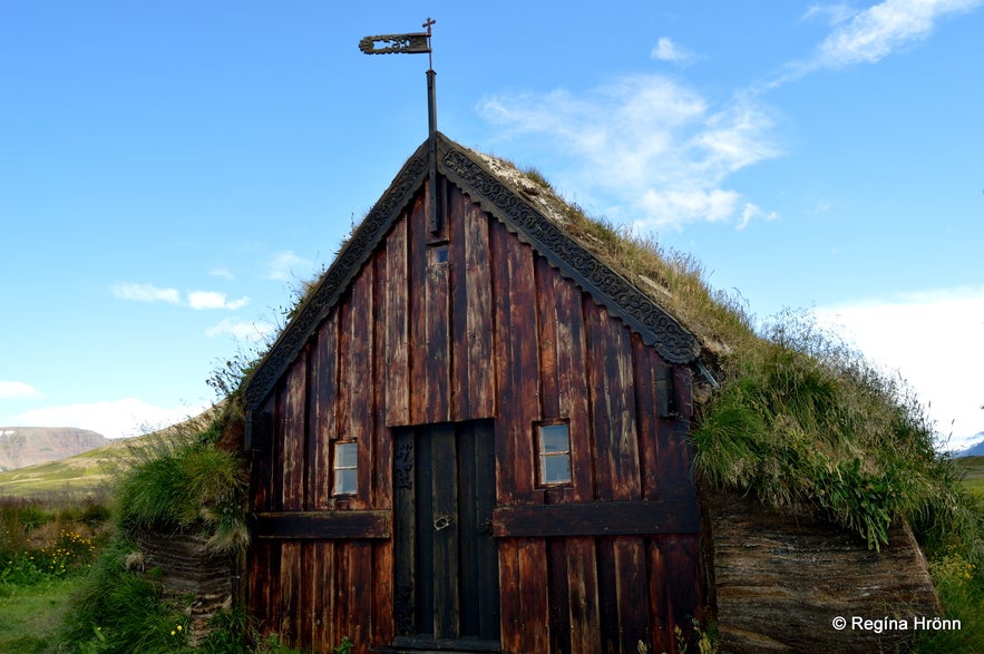 Grafarkirkja Turf Church in North-Iceland - the Oldest Turf Church in Iceland