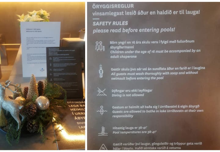 Правила геотермальных купален «Вёк»