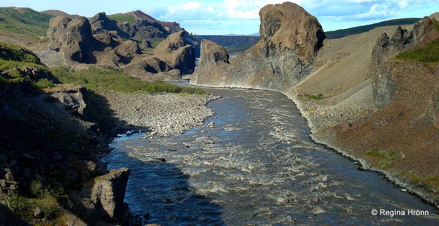 Hljóðaklettar in Jökulsárgljúfur canyon