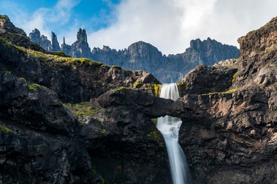 Flögufoss waterfall.