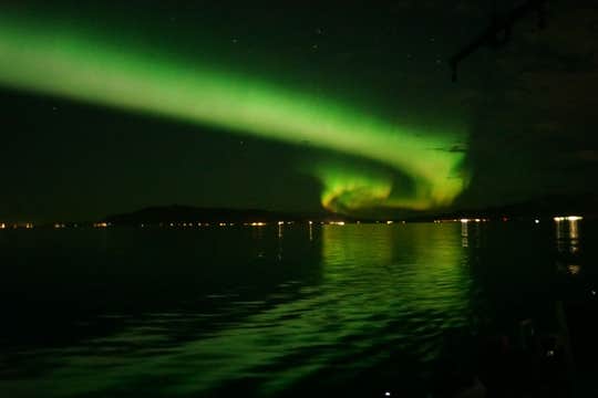 Serene Northern Lights Boat Tour from Reykjavik