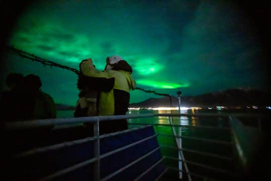 Serene Northern Lights Boat Tour from Reykjavik