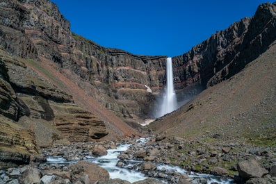 Hengifoss waterfall