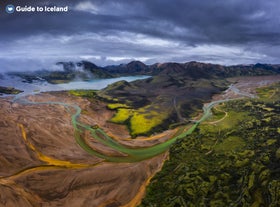 Landmannalaugar är den populäraste regionen på det isländska centrala höglandet.