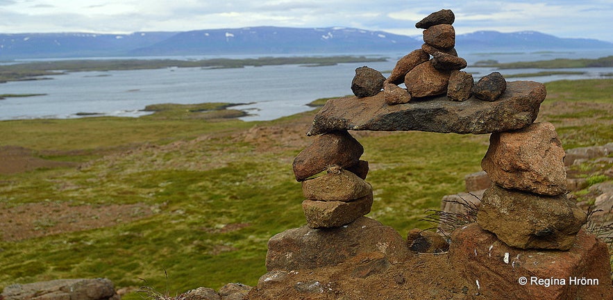 A tourist cairn in Snæfellsnes in West-Iceland :(