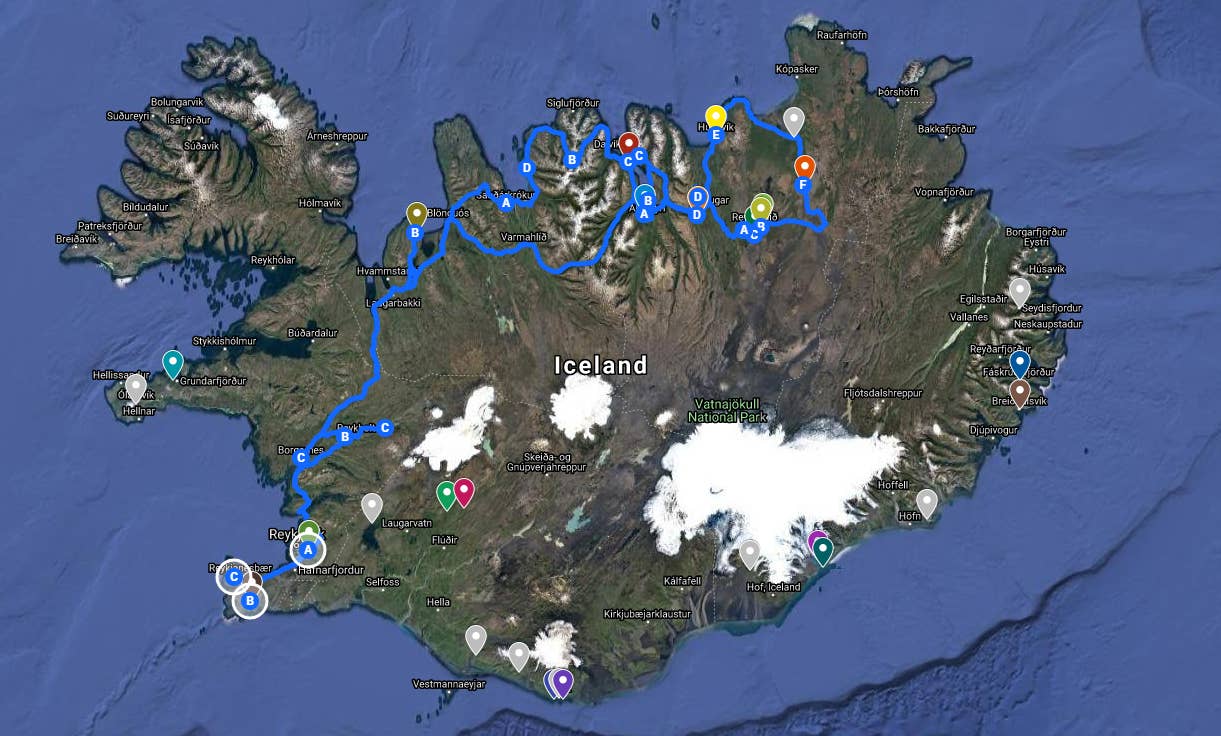 Mach eine Reise in eine andere Welt auf dieser 7-tägigen Tagestour durch Nordisland und Myvatn.