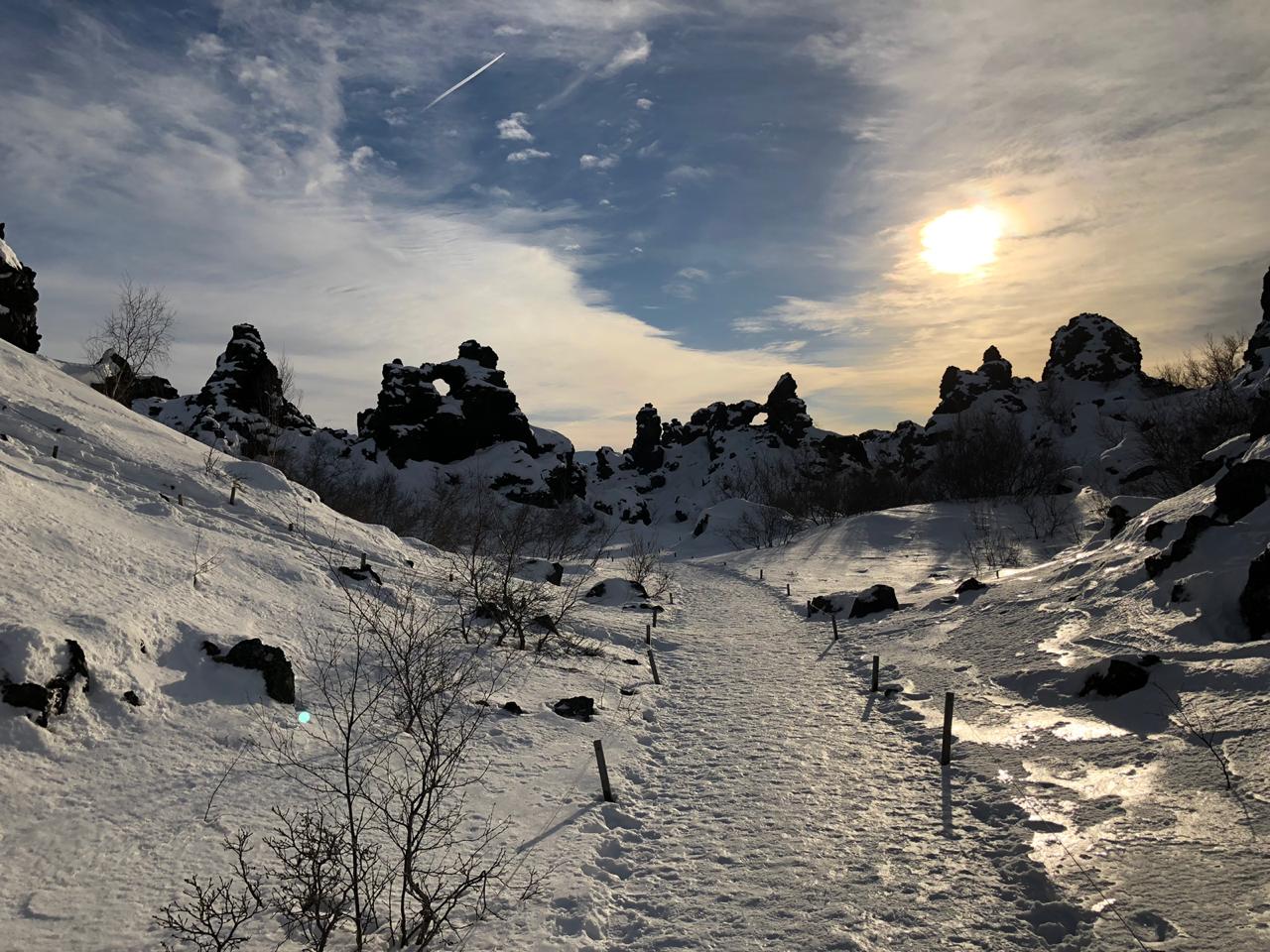 The Dimmuborgir lava fields have made an appearance in the Game of Thrones TV series.