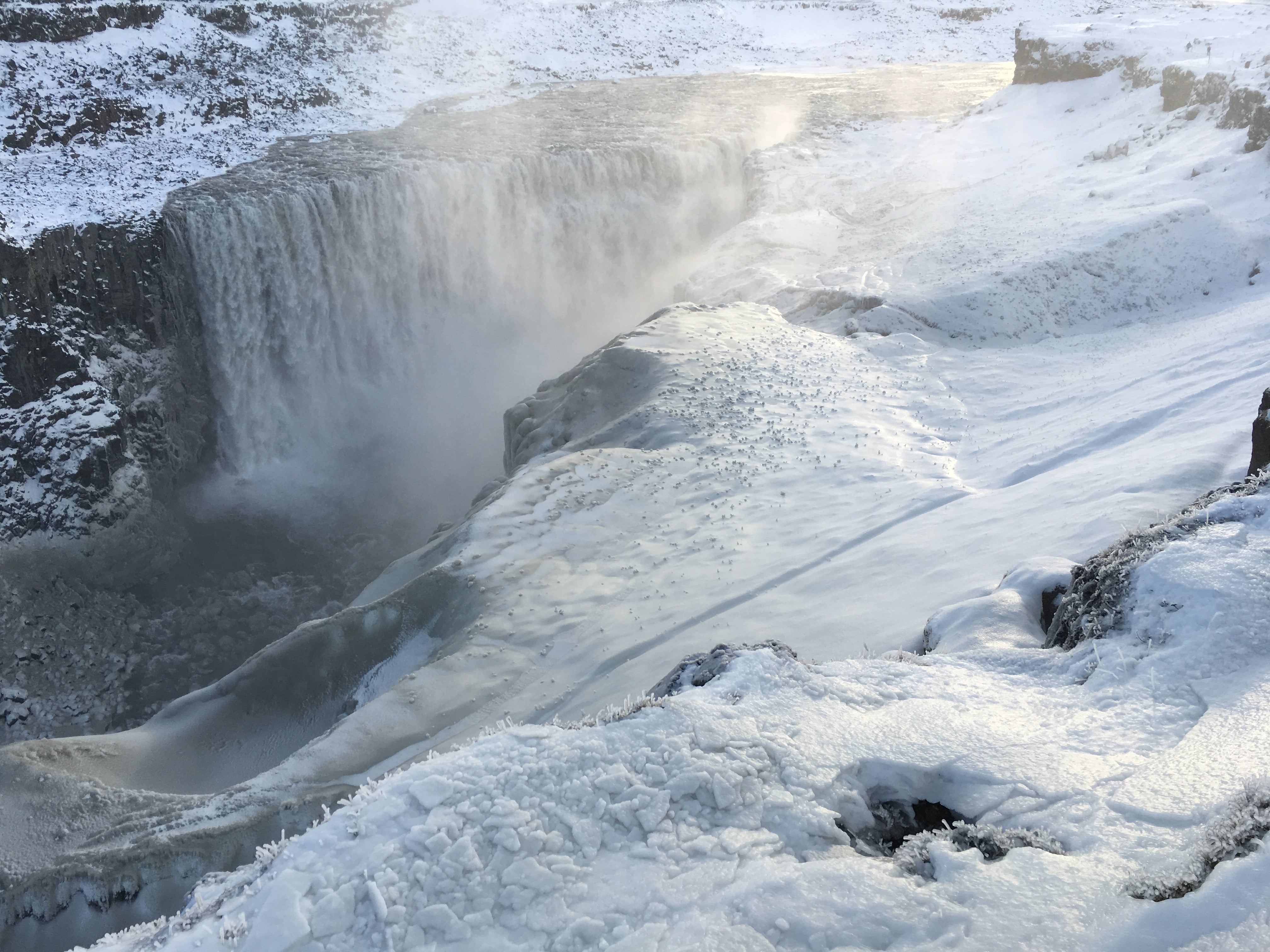 The spectacular Godafoss waterfall in North Iceland.