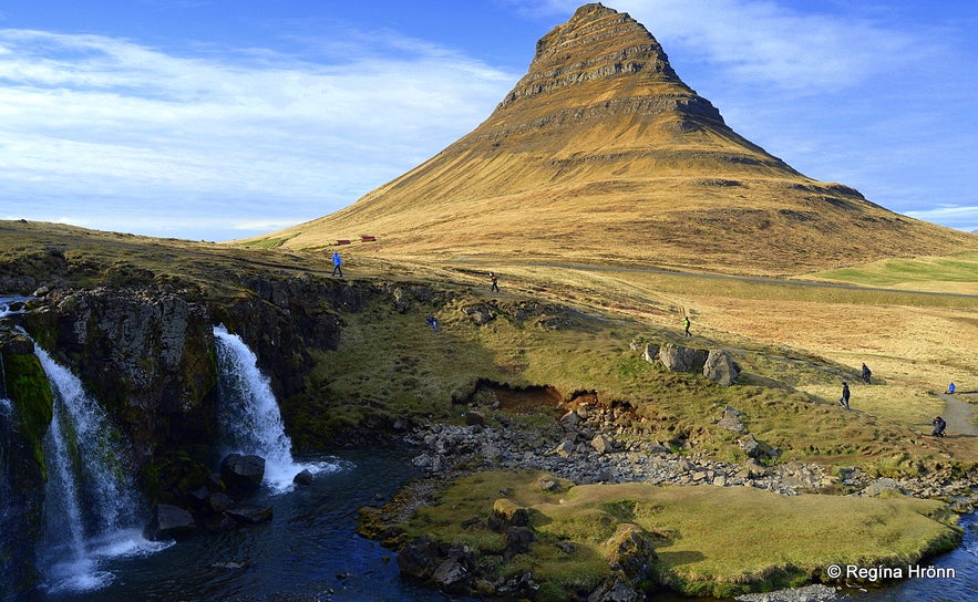 Mt. Kirkjufell &amp; Kirkjufellsfoss in Grundarfjörður - the most photographed Mountain in Snæfellsnes