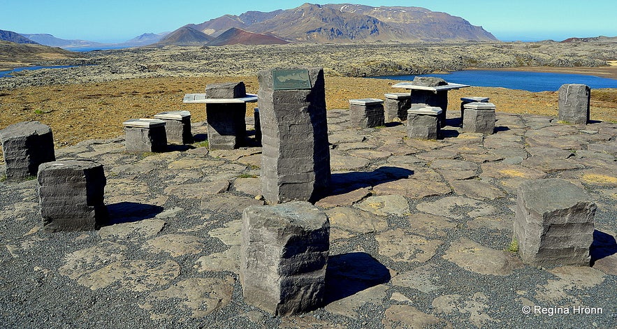 Picnic area on Vatnaleið Snæfellsnes