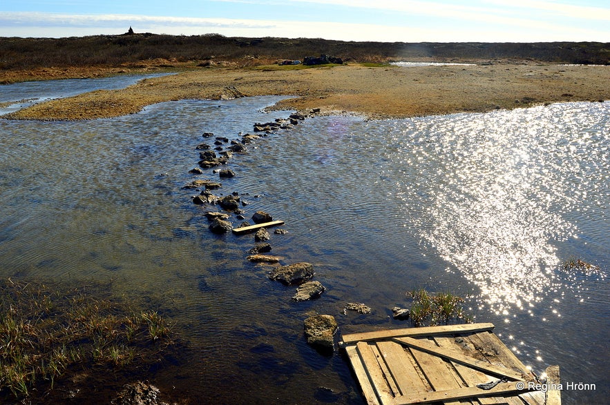 On the way to Landbrotalaug hot spring