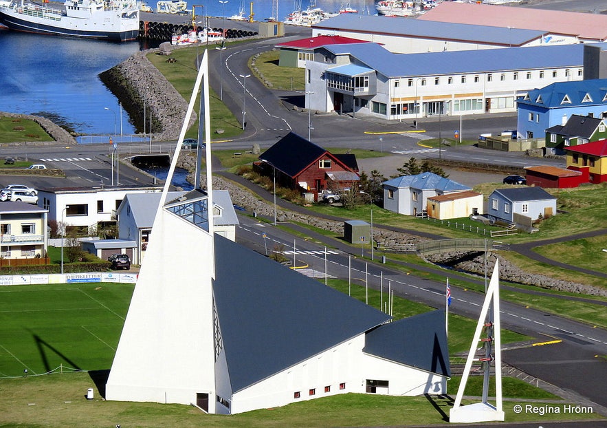 Ólafsvikurkirkja church Ólafsvík village on the Snæfellsnes peninsula Ólafsvikurkirkja church Ólafsvík village on the Snæfellsnes peninsula