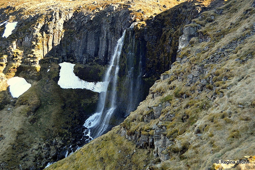 Bæjarfoss waterfall, Ólafsvík, Snæfellsnes