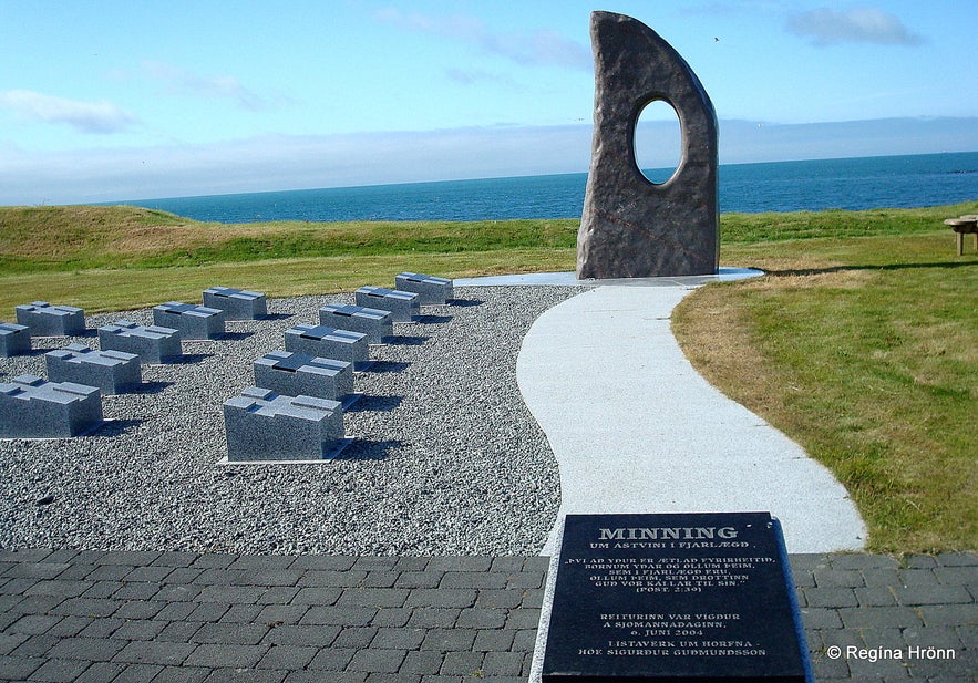 The monument for drowned fishermen in Ólafsvík