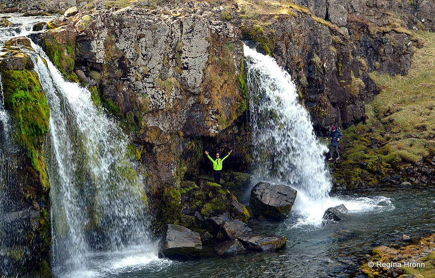 Kirkjufellsfoss waterfall in Grundarfjörður