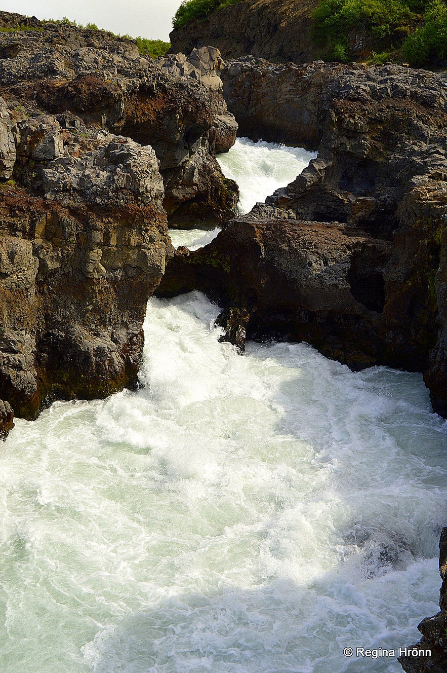 Barnafoss waterfall Barnafoss waterfall