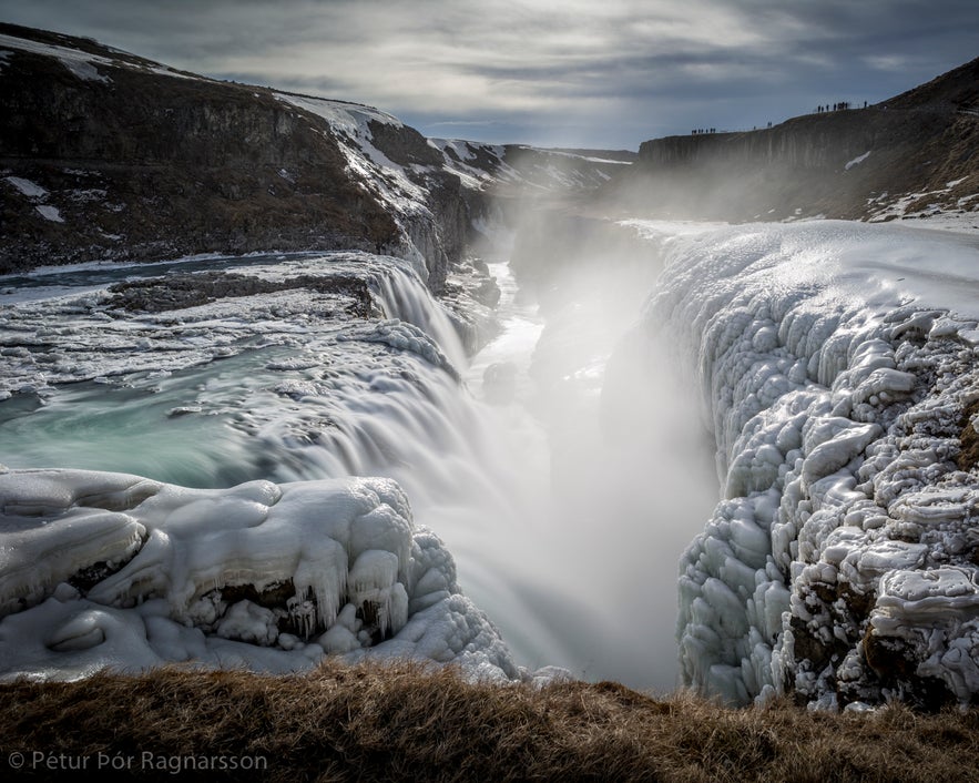 Gullfoss on the Golden Circle in winter