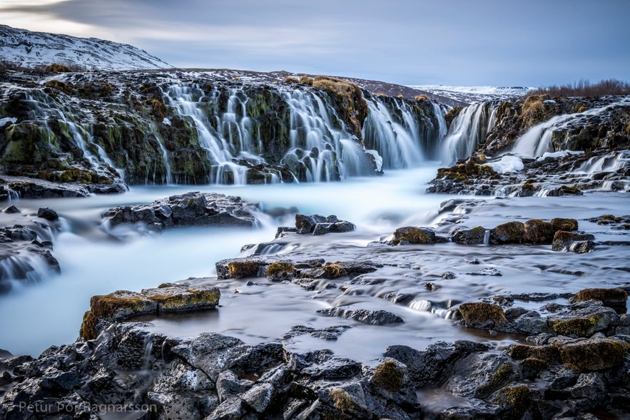 Hraunfossar in western Iceland