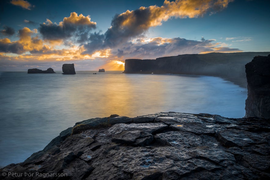 Near Dýrholaey on the south coast of Iceland