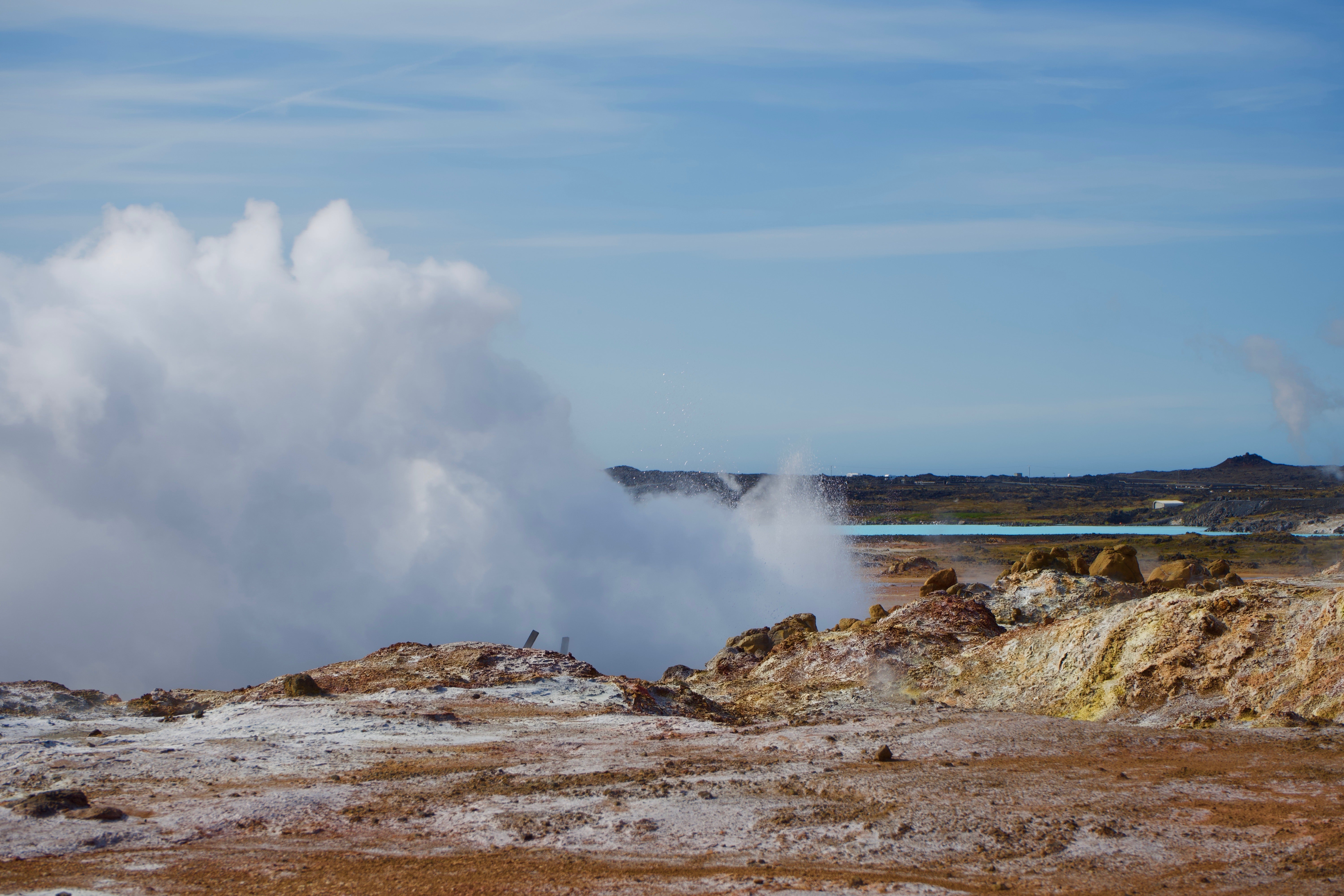 A geothermal hot spring in Iceland