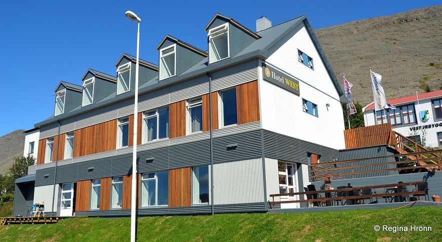 Hotel West in Patreksfjörður Westfjords of Iceland