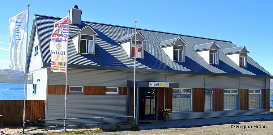 Hotel West in Patreksfjörður Westfjords of Iceland