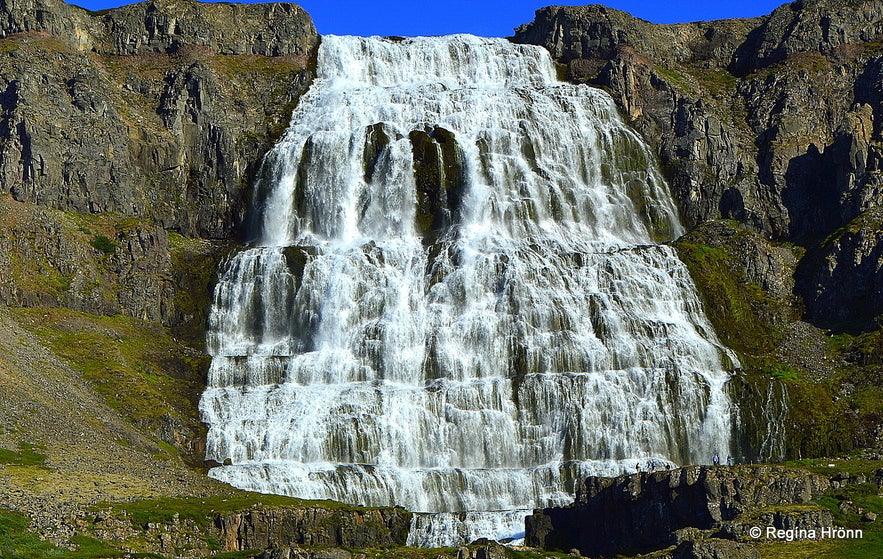 The majestic Dynjandi waterfall in the Westfjords