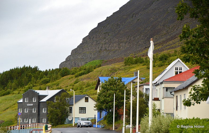 Patreksfjörður village and Ráðagerði