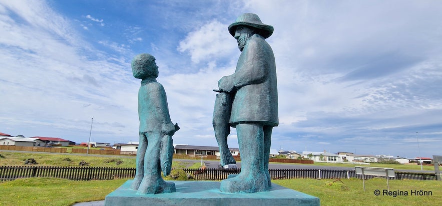 The Fishermen's Garden and Maritime Museum in Hellissandur on the Snæfellsnes Peninsula in West-Iceland