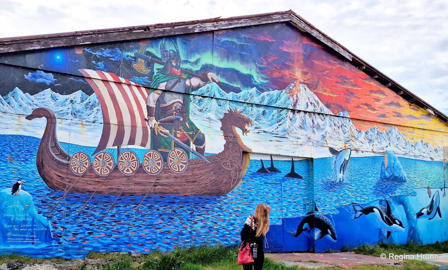 The Fishermen's Garden and Maritime Museum in Hellissandur on the Snæfellsnes Peninsula in West-Iceland