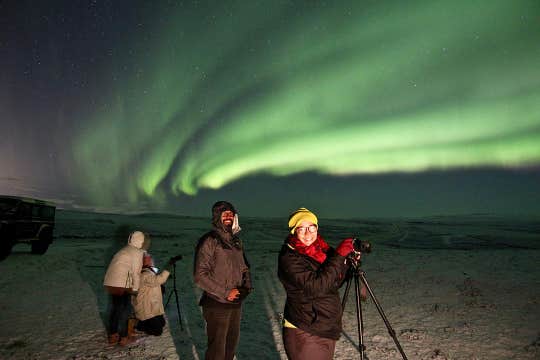 Increíble Tour de Auroras Boreales y Estrellas de 5 Horas con Fotos y Traslado desde Reikiavik