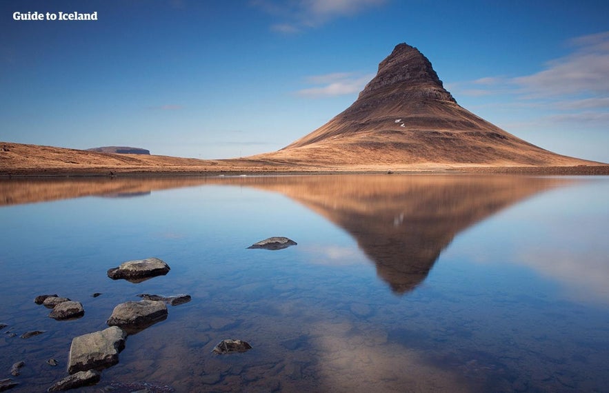 Kirkjufell mountain on Snaefellsnes peninsula