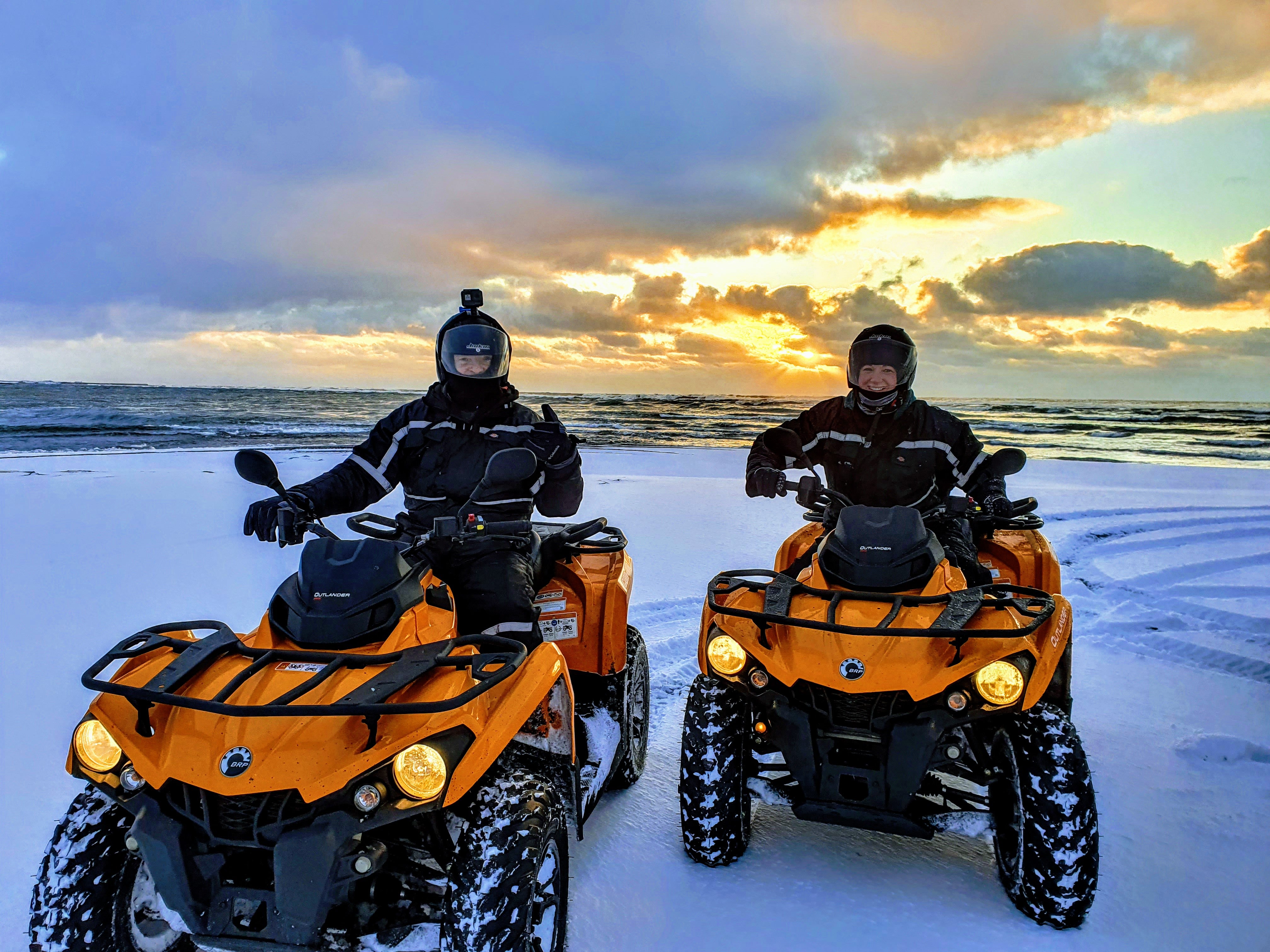 Fun-Filled 1 Hour ATV Tour on a Black Volcanic Beach