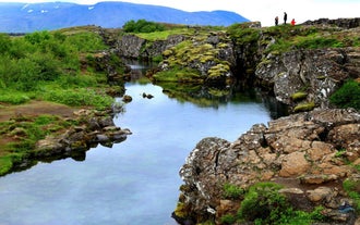 Silfra is a fissure in Thingvellir National Park.