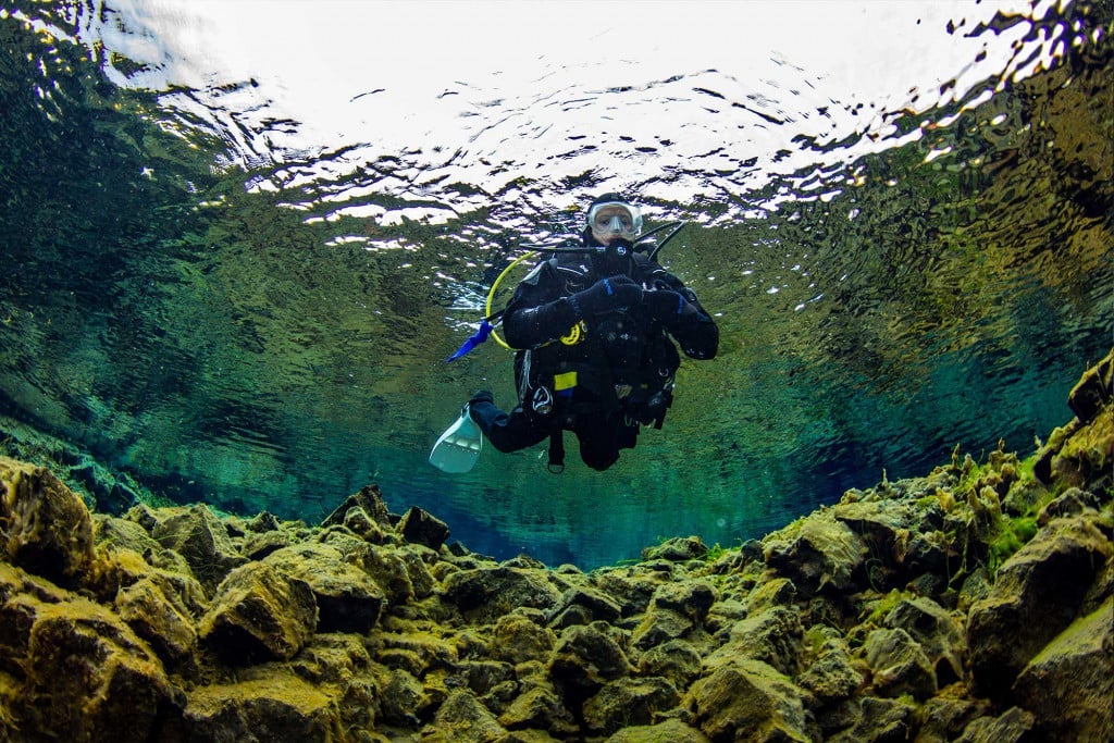 Silfra diving at the Thingvellir National Park is an adventure you shouldn't miss.