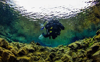 Silfra diving at the Thingvellir National Park is an adventure you shouldn't miss.