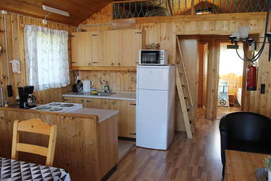 Svartagil Cottage near Glanni Waterfall in West Iceland with a G