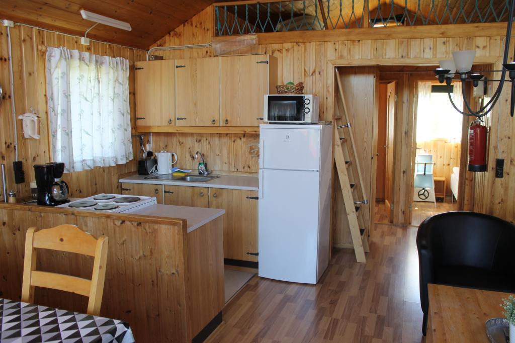 Svartagil Cottage near Glanni Waterfall in West Iceland with a G