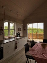 L&oacute;ulundur Cabin near &Aacute;sbyrgi With Outdoor Hot Tub