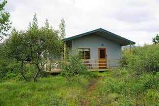 테라스가 있는 Laugarvatn 근처의 Miðdalskot Cottage 3A | Mi&eth;dalskot Cottage 3A near Laugarvatn with Terrace