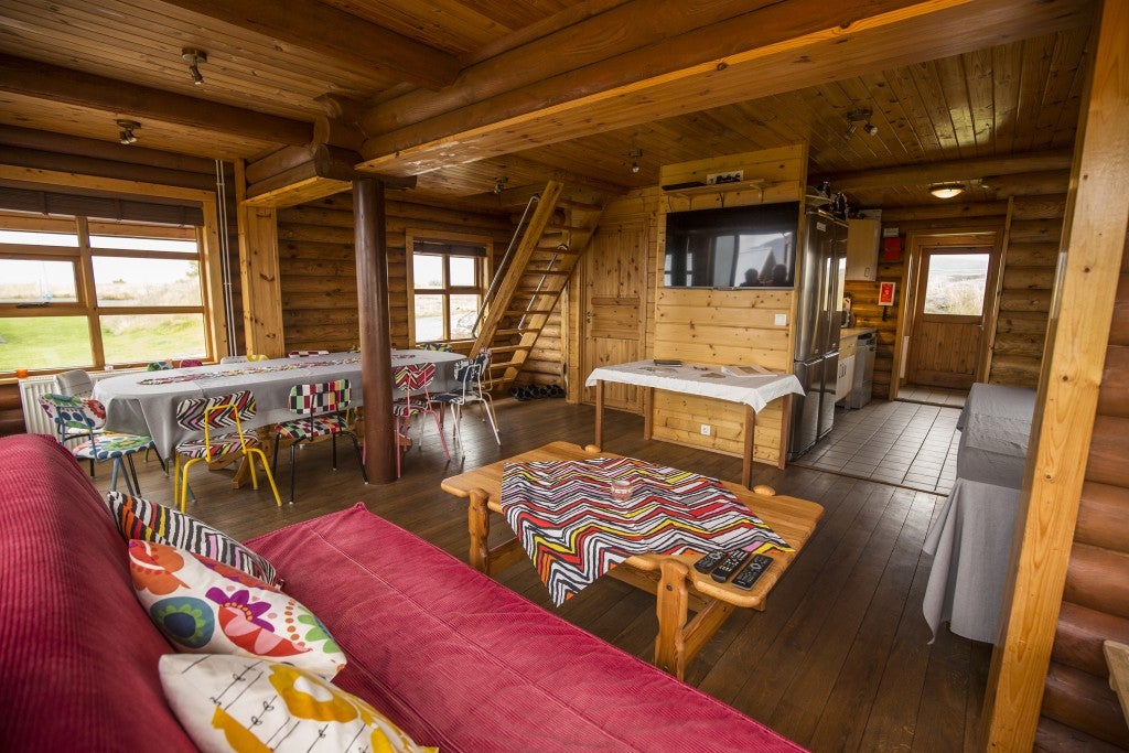 Log House in North Iceland With Natural Hot Springs