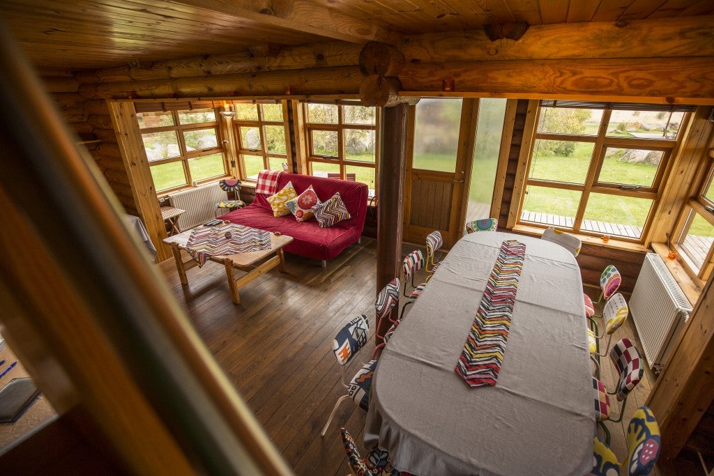 Log House in North Iceland With Natural Hot Springs