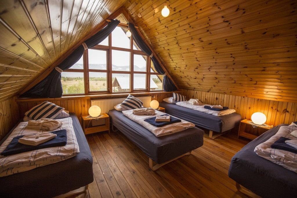 Log House in North Iceland With Natural Hot Springs