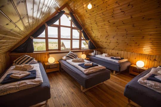 Log House in North Iceland With Natural Hot Springs
