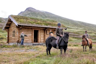 Cottage in a Beautiful Valley with Hot Tub near Akureyri