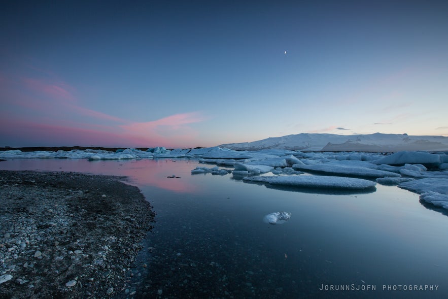 Jökulsárlón glacier lagoon in Iceland